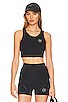 view 1 of 4 Training Crop Top in Black & White