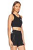 view 2 of 4 Training Crop Top in Black & White