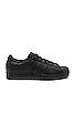 view 1 of 6 CALZADO SUPERSTAR FOUNDATION in Black & Black & Black