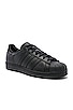 view 2 of 6 CALZADO SUPERSTAR FOUNDATION in Black & Black & Black