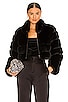 view 1 of 4 Faux Fox Fur Jacket in Black