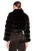 view 3 of 4 Faux Fox Fur Jacket in Black