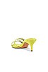 view 3 of 5 Asymmetric Slim Clarita Mule in Green Apple