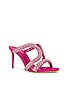 view 2 of 5 CLEO 85 ヒール in Magenta & Swarovski Magenta