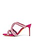 view 5 of 5 CLEO 85 ヒール in Magenta & Swarovski Magenta