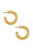 Allegra Hoop Earrings, view 2, click to view large image.