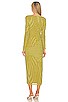 view 3 of 3 Zoya Dress in Yellow Zebra
