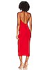 view 3 of 3 Analena Midi Dress in Fiery Red