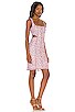 view 2 of 3 Alida Dress in Red & Aqua Ditsy