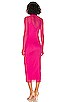view 3 of 3 Shailene Dress in Fuchsia