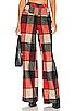 view 1 of 4 Willis Cutout Wide Leg in Plaid