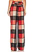 view 3 of 4 Willis Cutout Wide Leg in Plaid