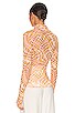 view 3 of 4 Zadie Top in Blush Checkerboard