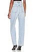 view 3 of 4 Fold Waistband Jean in Sideline