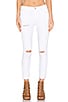 view 1 of 3 A Gold E Sophie High Rise Crop Skinny in Off Spring Distressed