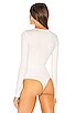 Leila Bodysuit Crew Neck Long Sleeve, view 4 of 5, click to view large image.
