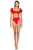 view 4 of 4 x REVOLVE Romina Bikini Top in Red