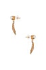 view 2 of 2 Small Twig Dangly Earring in Gold
