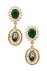 view 1 of 2 VIRGIN DROP 귀걸이 in Gold