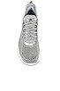 view 4 of 6 TechLoom Tracer Sneaker in Metallic Silver & White