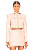 view 1 of 5 Bailey Cropped Jacket in Pink Check