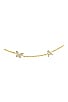 view 2 of 2 Pave Butterfly Initial Choker in Gold