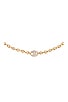 view 2 of 2 Mariner Link CZ Choker in Gold