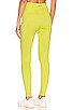 view 3 of 4 Seamless Rib Legging in Chartreuse