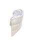 view 4 of 4 La Pluma Clutch in White