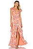 view 1 of 3 x REVOLVE Lina Maxi Dress in Iris Floral