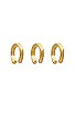 view 1 of 2 TRIO EAR CUFF in Gold