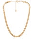 view 1 of 2 Chunky Snake Necklace in Gold