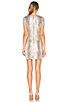 view 3 of 4 Delora Midi Dress in Silver Foil