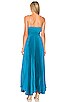 view 3 of 4 Gloria Pleated Maxi Dress in Ocean Blue