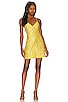 view 1 of 3 Tayla Structured Mini Dress in Sunbeam
