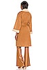 view 5 of 5 Tomiko Reversible Coat in Camel & Almond