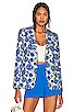 view 1 of 4 Macey Fitted Blazer in Perfect Pansy Multi