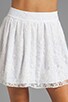 view 4 of 7 Rei Box Pleat Skirt in White