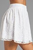 view 5 of 7 Rei Box Pleat Skirt in White
