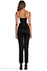 view 4 of 5 Arrow Tank Pleat Pant Jumpsuit in White & Black