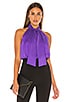 Leia Tie Neck Hatler Top, view 1 of 4, click to view large image.