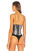 Emilia Spaghetti Strap Bodysuit, view 4, click to view large image.