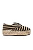 view 1 of 5 Rory Espadrille Flatform in Natural & Black