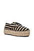 view 2 of 5 Rory Espadrille Flatform in Natural & Black