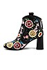view 5 of 5 Myra Bootie in Black Nappa Floral