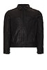 view 1 of 7 CHAQUETA CUERO LARK in Black