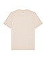 view 1 of 3 Harv Short Sleeve Crew in Oat Taupe