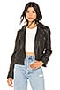 Cargo Leather Biker Jacket, view 1, click to view large image.