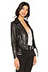 Balfern Leather Biker Jacket, view 2 of 4, click to view large image.