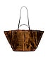 view 1 of 6 Hannah Shearling Tote in Conker Brown